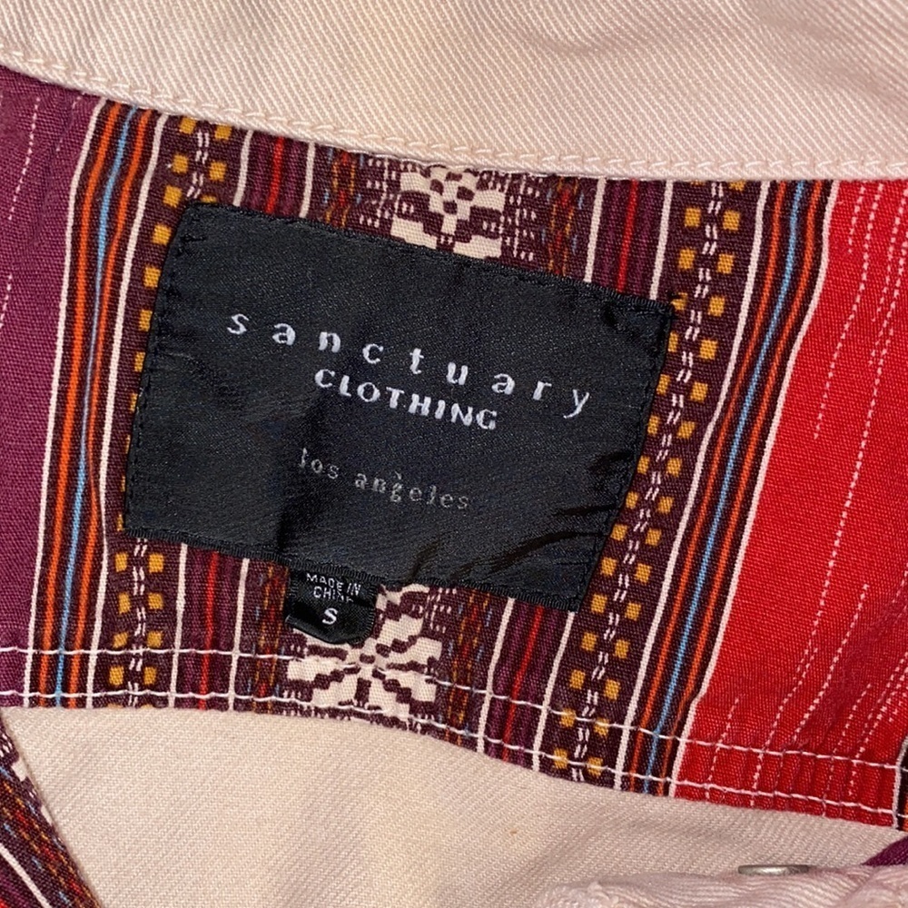 NWOT - Pink Sanctuary Jean jacket - Picture 2 of 5